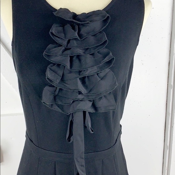 Anthro Leifsdottir Ruffle Bib Jersey Knit Dress - Picture 2 of 7